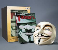 V FOR VENDETTA - Book & Mask set